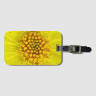 Colourful Yellow Arnica Wildflower Detail Luggage Tag