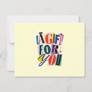 Colourful Yellow Business Gift Certificate