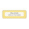 Colourful Yellow Chevron Zigzag Pattern