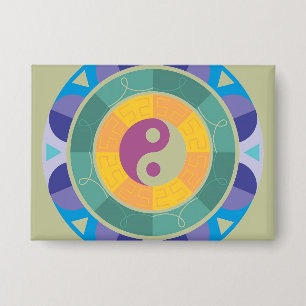 Colourful Yin Yang Pattern