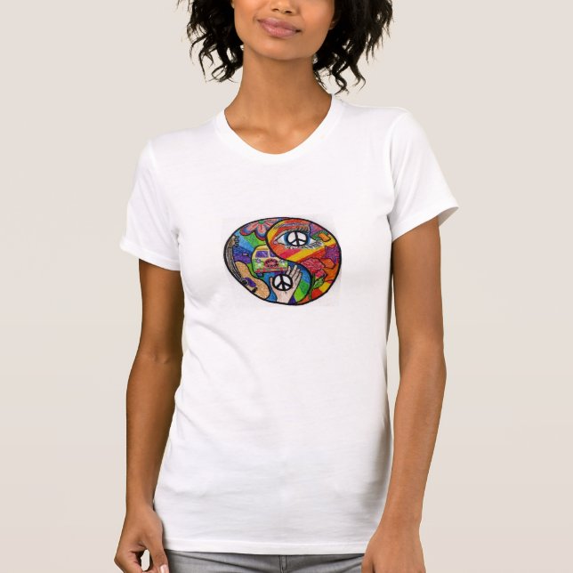 Colourful Yin Yang Shirt (Front)