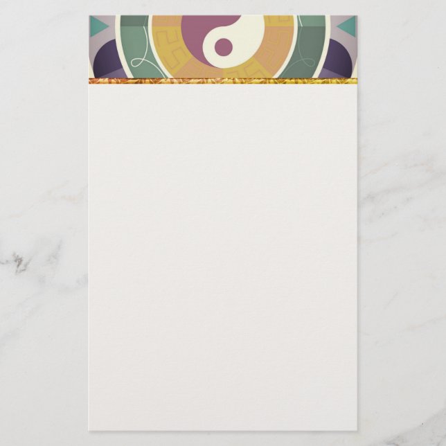 Colourful Yin Yang Stationery (Front)