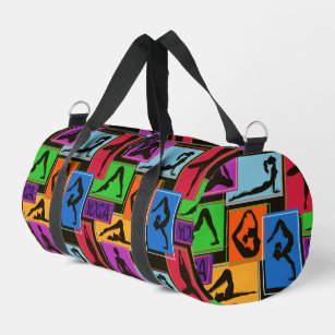Colourful Yoga  Duffle Bag