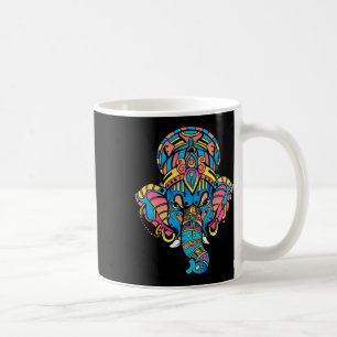 Colourful Yoga Hinduism Hindu Figurine Ganesha Coffee Mug
