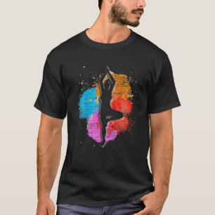 Colourful Yogi Spiritual Meditation Namaste Zen Bu T-Shirt