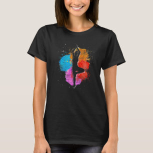 Colourful Yogi Spiritual Meditation Namaste Zen Bu T-Shirt