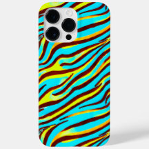Colourful Zebra Print Stripe Abstract Pattern