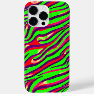 Colourful Zebra Print Stripe Abstract Pattern Case-Mate iPhone 14 Pro Max Case