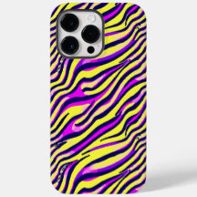 Colourful Zebra Print Stripe Abstract Pattern