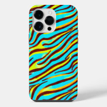 Colourful Zebra Print Stripe Abstract Pattern