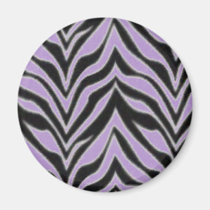 Colourful zebra stripes magnet