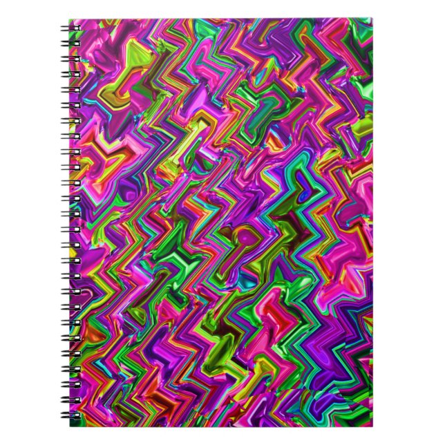  Colourful Zigzag #2 -  Notebook (Front)