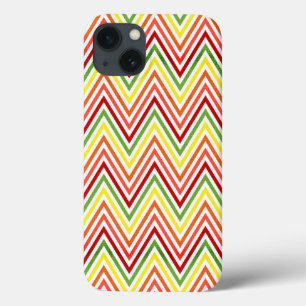 Colourful Zigzag Chevron Pattern iPhone 13 Case