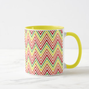Colourful Zigzag Chevron Pattern Mug