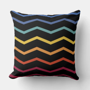 Colourful Zigzag Pattern Cushion