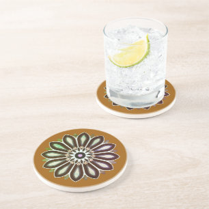 COLOURFULL FLOWER ART GIFT DAUGHTER MOM BOSS 2026 COASTER