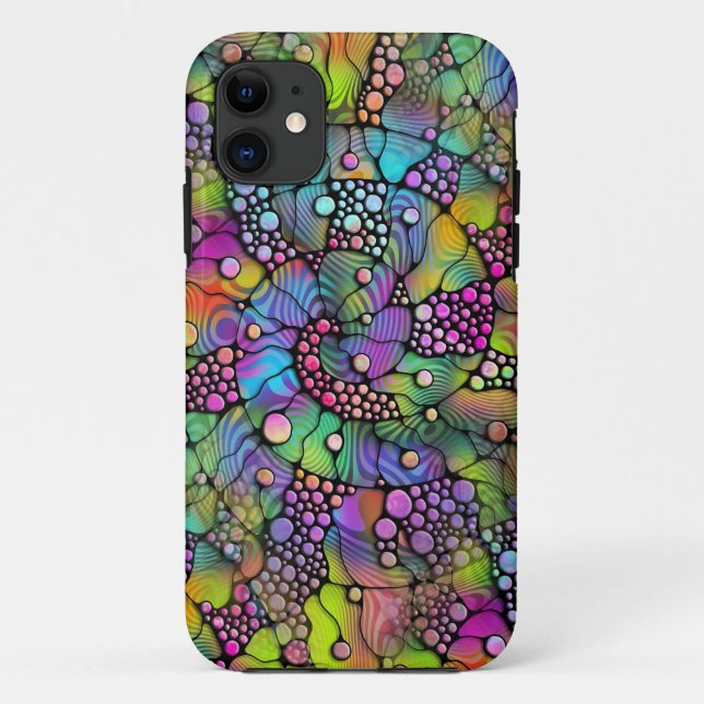 Colourfully Dots Spirals Hand Painting 1 Case-Mate iPhone Case (Back)
