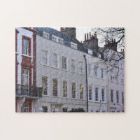 Colourfully Painted Houses in London, England UK