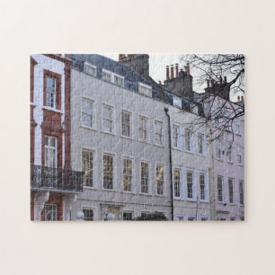 Colourfully Painted Houses in London, England UK Jigsaw Puzzle