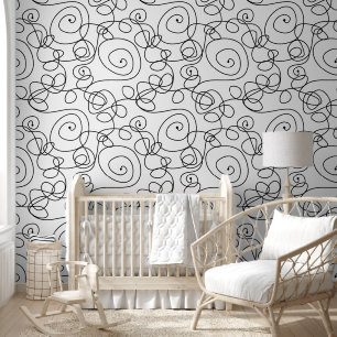 Colourfully Stripes and Lines 1 Spirals Wallpaper