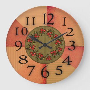 Colourfully Timed Wall Clock