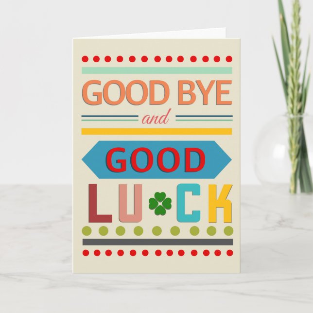 Colourgraphy Good Luck Card (Front)