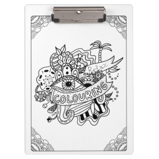 Colouring and Relax Clipboard