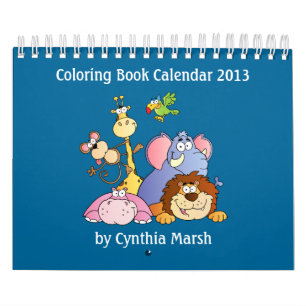 Colouring Book Calendar 2013