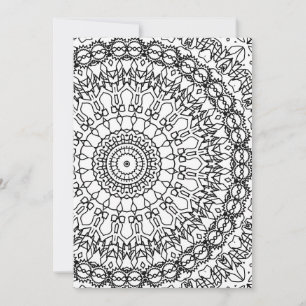 Colouring book, colouring book antistress holiday card