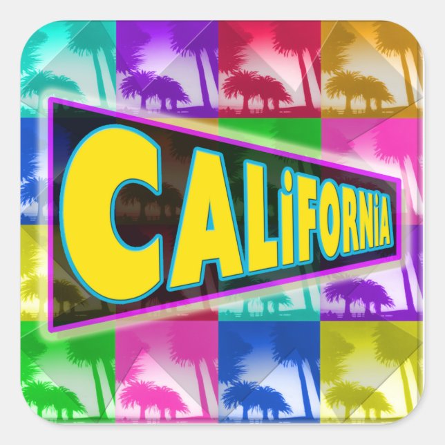 "Colouring California 2" Sticker (Front)