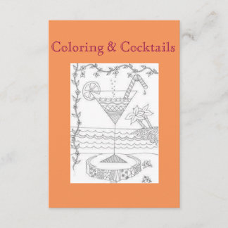 Colouring & Cocktails Girls Night Party Invitation