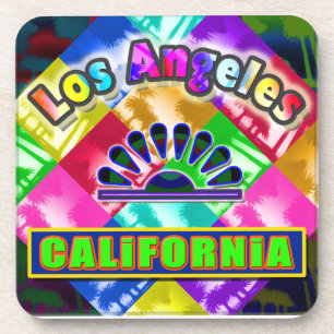 "Colouring Los Angeles 3" Coaster