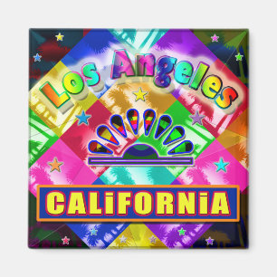 "Colouring Los Angeles 4" Magnet