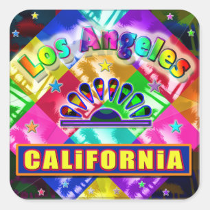 "Colouring Los Angeles 4" Sticker