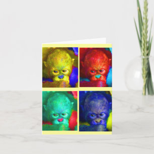 Colouring My World Primarily Primates Card