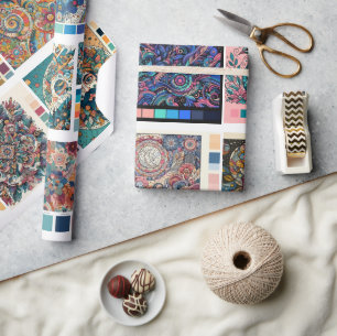Colouring Pages Gift Wrap for Colouring Book Gifts