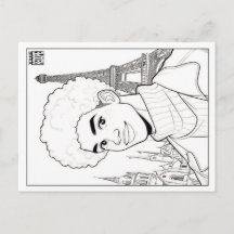 Colouring Post Card | Spring 18