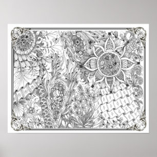 Colouring Poster "Ladybug, Ladybug"