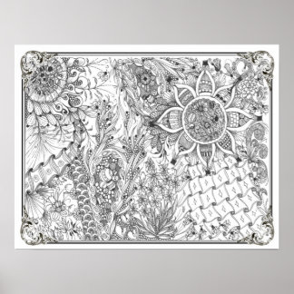 Colouring Poster "Ladybug, Ladybug"