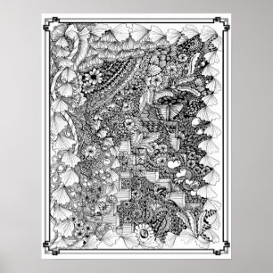 Colouring Poster "Steps of Art"