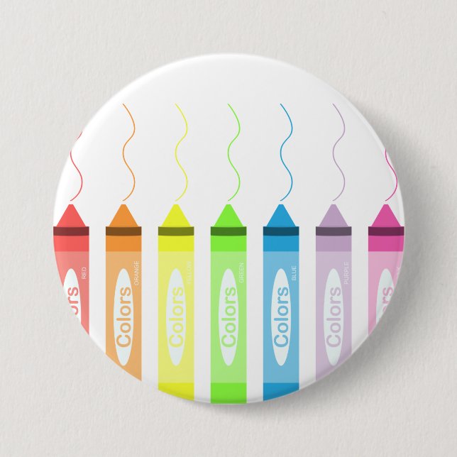 Colouring Time! 7.5 Cm Round Badge (Front)
