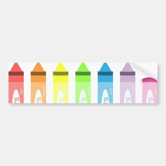 Colouring Time! Bumper Sticker (Front)