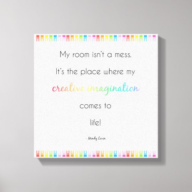 Colouring Time! Canvas Print (Front)