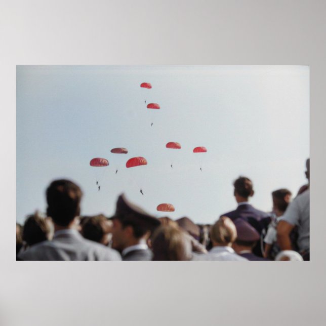 Colourized 1968 Paratrooper Show Poster (Front)