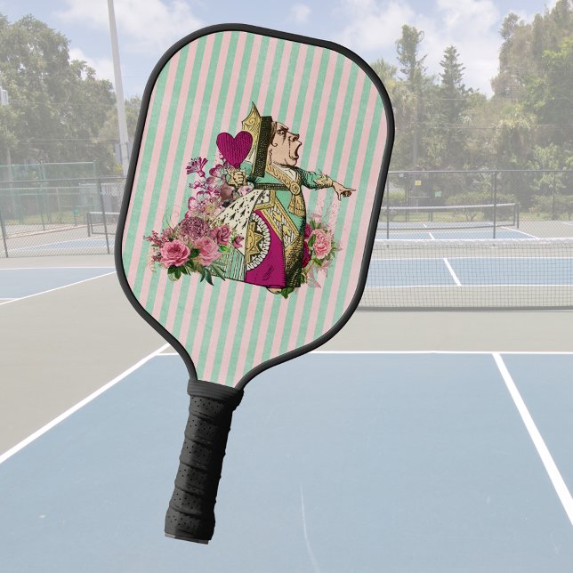 Colourized Vintage Wonderland Queen   Pickleball Paddle (Creator Uploaded)