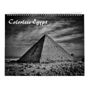 Colourless Egypt Calendar