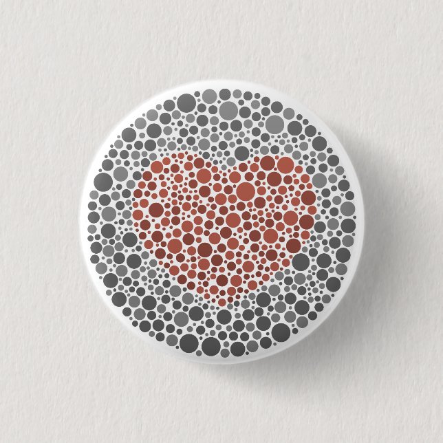 COLOURlovers LoveTest 3 Cm Round Badge (Front)