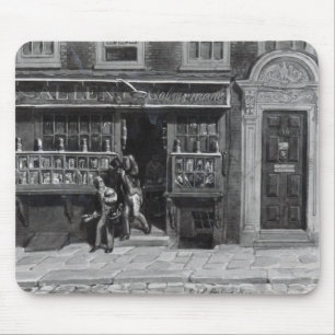 Colourman's Shop, St. Martin's Lane, London, 1829 Mouse Pad