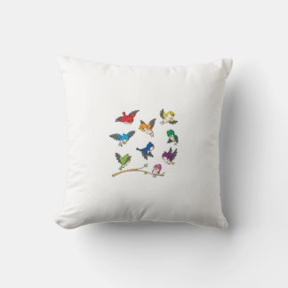 Colours: A Symphony of Little Birds. Cushion