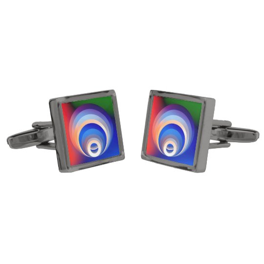 Colours and Emotions 2 Gunmetal Finish Cuff Links